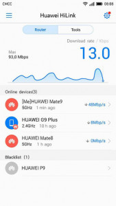 اسکرین شات برنامه Huawei HiLink (Mobile WiFi) 3