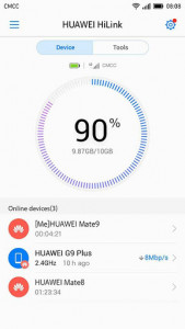 اسکرین شات برنامه Huawei HiLink (Mobile WiFi) 1
