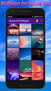 اسکرین شات برنامه Wallpaper for Huawei P20 Wallpaper 1