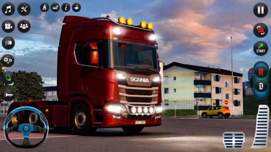 اسکرین شات بازی Euro Truck Simulator driving 1
