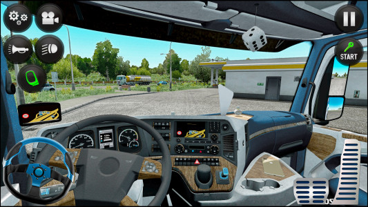 اسکرین شات بازی Euro Truck Simulator driving 4