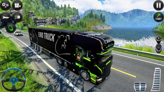 اسکرین شات بازی Euro Truck Simulator driving 3