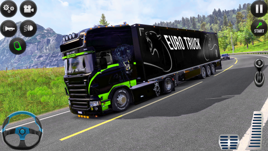 اسکرین شات بازی Euro Truck Simulator driving 1