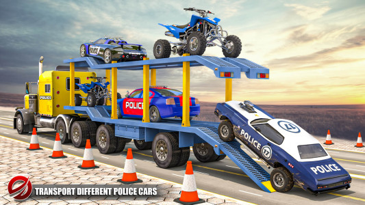 اسکرین شات برنامه Police Transport Car Parking 4