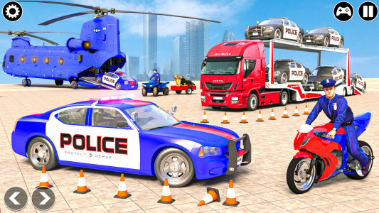 اسکرین شات برنامه Police Transport Car Parking 7