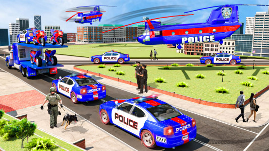 اسکرین شات برنامه Police Transport Car Parking 5