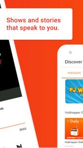اسکرین شات برنامه Hubhopper: Podcasts and Stories That Speak to You 2