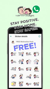 اسکرین شات برنامه Official Hubman and Chubgirl Stickers for Whatsapp 3