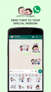 اسکرین شات برنامه Official Hubman and Chubgirl Stickers for Whatsapp 4