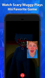 اسکرین شات برنامه Scary Huggy Wuggy Game Fake Chat And Video Call 4