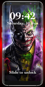 اسکرین شات برنامه Joker Lock Screen & Wallpapers 1