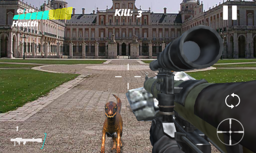 اسکرین شات 1 بازی Jurassic Hunter AR