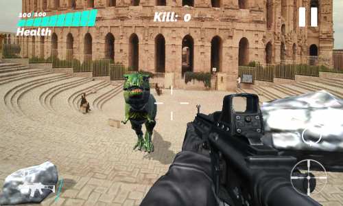 اسکرین شات بازی Jurassic Hunter AR 4