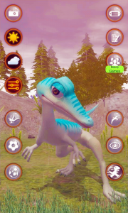 اسکرین شات برنامه Talking Compsognathus Dinosaur 1