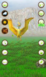 اسکرین شات برنامه Talking Flying Pterosaur 1