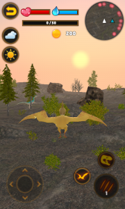 اسکرین شات برنامه Talking Flying Pterosaur 8