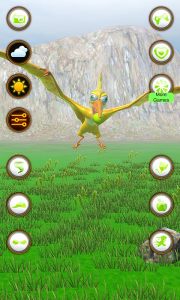 اسکرین شات 2 برنامه Talking Flying Pterosaur