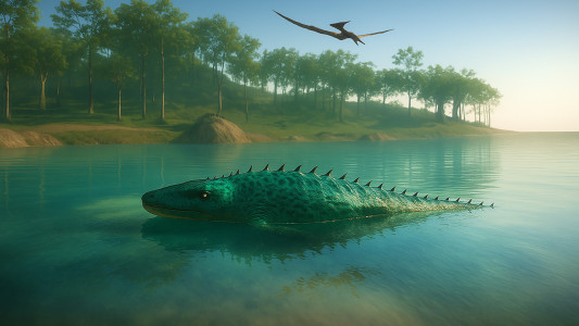 اسکرین شات 2 برنامه Talking Mosasaurus Deep Age