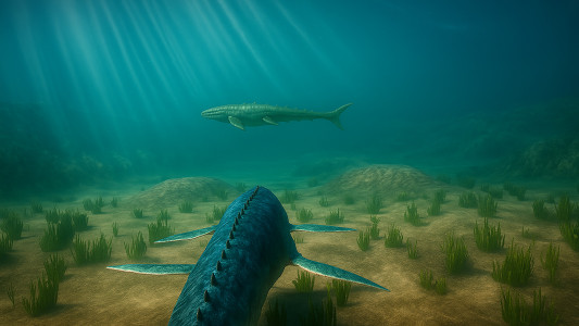 اسکرین شات 3 برنامه Talking Mosasaurus Deep Age