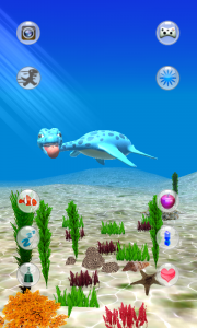 اسکرین شات بازی Talking Plesiosaur 1