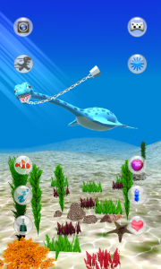 اسکرین شات بازی Talking Plesiosaur 3