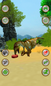 اسکرین شات 4 برنامه Talking Jurassic Raptor