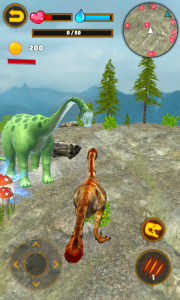 اسکرین شات برنامه Talking Jurassic Raptor 8