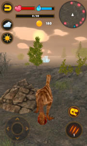 اسکرین شات 5 برنامه Talking Jurassic Raptor