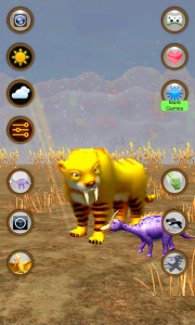 اسکرین شات 2 برنامه Talking Smilodon