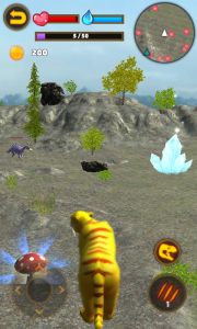 اسکرین شات 4 برنامه Talking Smilodon