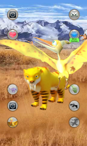 اسکرین شات 3 برنامه Talking Smilodon