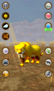اسکرین شات 1 برنامه Talking Smilodon