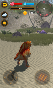 اسکرین شات برنامه Spinosaurus: Talking Dinosaur 4