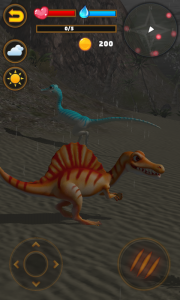 اسکرین شات برنامه Spinosaurus: Talking Dinosaur 5