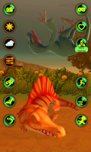 اسکرین شات برنامه Spinosaurus: Talking Dinosaur 3