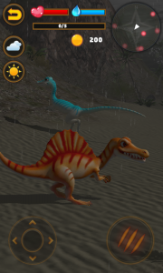 اسکرین شات برنامه Talking Spinosaurus 5