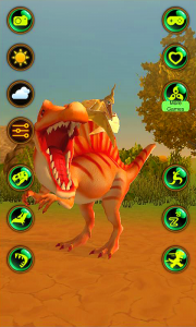 اسکرین شات برنامه Spinosaurus: Talking Dinosaur 2