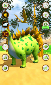 اسکرین شات 2 برنامه Talking Stegosaurus Dinosaur