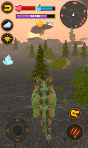 اسکرین شات برنامه Talking Stegosaurus 4