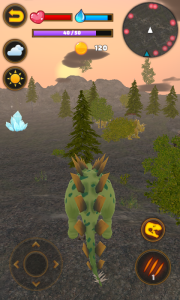 اسکرین شات 4 برنامه Talking Stegosaurus Dinosaur