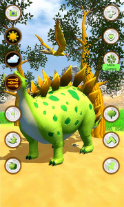 اسکرین شات برنامه Talking Stegosaurus 2