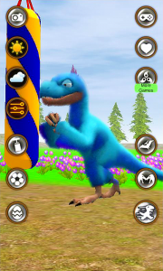اسکرین شات برنامه Talking Clever Thief Dinosaur 3