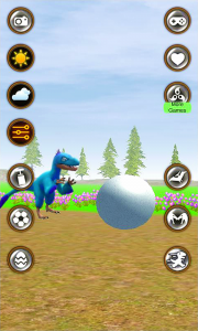 اسکرین شات برنامه Talking Clever Thief Dinosaur 2