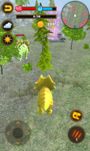 اسکرین شات 4 برنامه Talking Triceratops