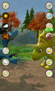 اسکرین شات 2 برنامه Talking Triceratops