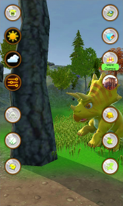 اسکرین شات 3 برنامه Talking Triceratops