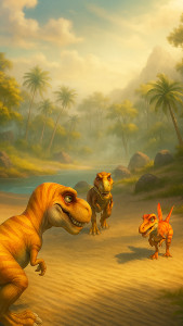 اسکرین شات 5 برنامه Talking Dinosaur:Tyrannosaurus