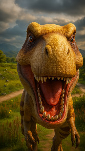 اسکرین شات 1 برنامه Talking Dinosaur:Tyrannosaurus