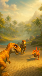 اسکرین شات 5 برنامه Talking Dinosaur:Tyrannosaurus
