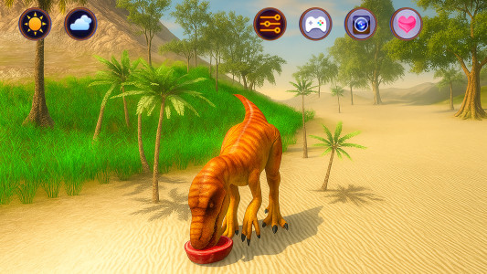 اسکرین شات 3 برنامه Talking Velociraptor